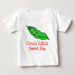 Omaのスイートピー ベビーTシャツ