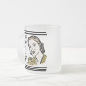 OmaのレトロのTシャツおよびギフト フロストグラスマグカップ (正面左)