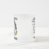 OmaのレトロのTシャツおよびギフト フロストグラスマグカップ (中央)