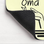 OmaのレトロのTシャツおよびギフト マウスパッド (コーナー)