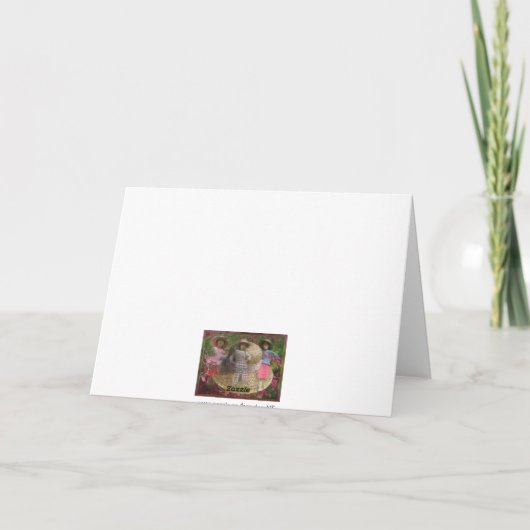 Omaの女の子 カード (裏面)