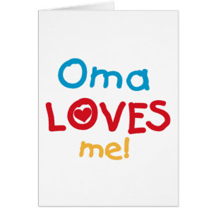 Omaは私をTシャツおよびギフト愛します
