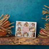 Omaレターカスタムパーソナライズされた フォトプラーク (側面)