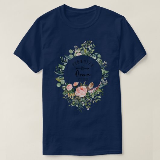 Oma Est 2022女性花初のGに昇格 Tシャツ (デザイン正面)