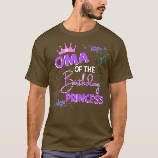 Oma Of The Birthday Princess Family Matching Party Tシャツ