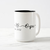 Oma & Opa ツートーンマグカップ (正面右)