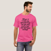 Omad間欠断食の断続的食べなのbla Tシャツ (正面フル)