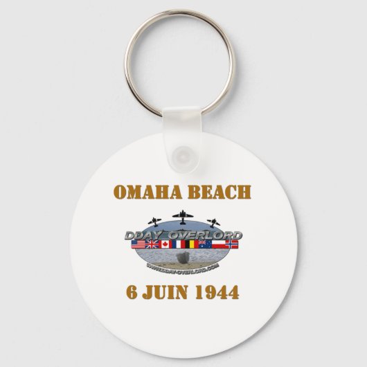Omaha Beach 1944 キーホルダー (正面)