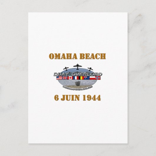 Omaha Beach 1944 ポストカード (正面)