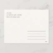 Omaha Nebraska Watercolor Landscape Travel シーズンポストカード (裏面)