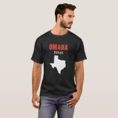 Omaha Texas USA State America Travel Texas Tシャツ (正面フル)