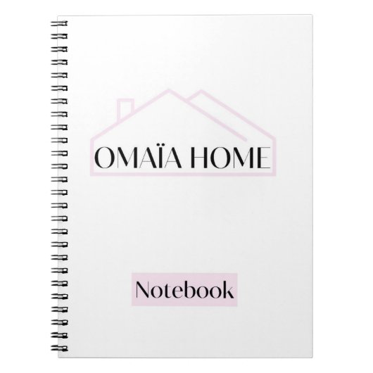 OMAÏA HOME Elegant Notebook Cover ノートブック (正面)