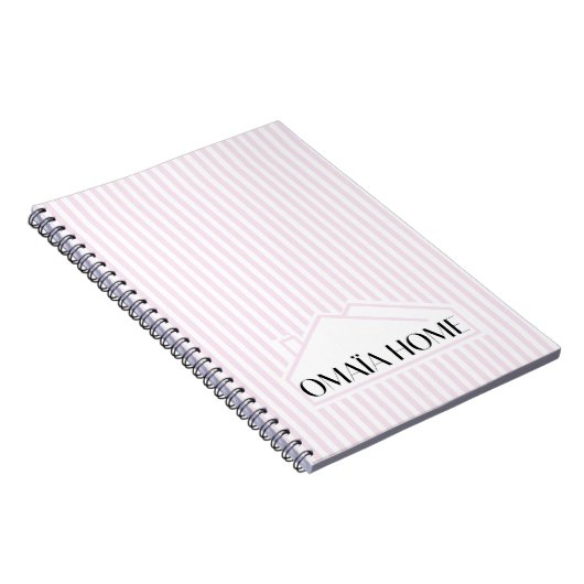 OMAÏA HOME Minimal House Logo Notebook ノートブック (右側)