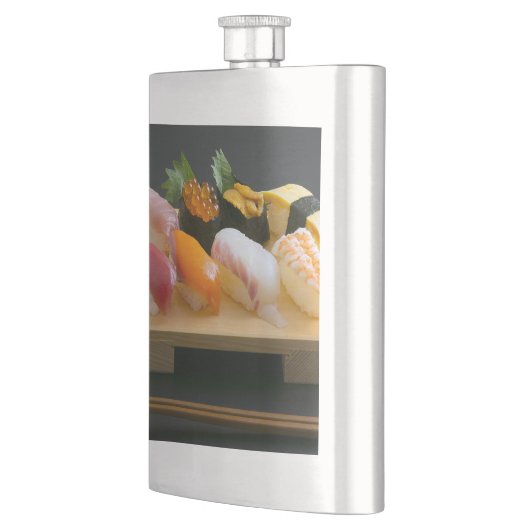 Omakase Spirit – Classic Sushi Board Flask フラスク (左)