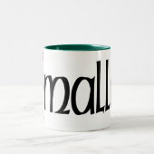 O'Malleyのケルト族のドラゴンのマグ ツートーンマグカップ (中央)