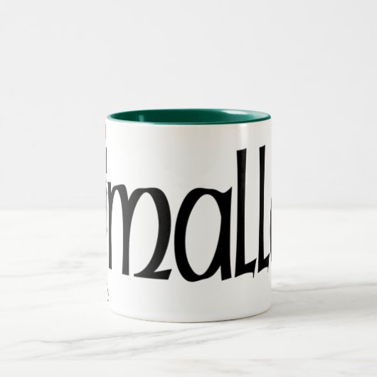 O'Malleyのケルト族のドラゴンのマグ ツートーンマグカップ (中央)