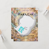 Omamori Card #002 – Hara Cat | Harmony • Inner Bal カード (正面/裏面インサイチュ)