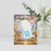 Omamori Card #004 – Muku Cat | Manifestation • Gro カード (スタンド正面)