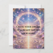Omamori Card #005 – Ete Cat | Dreams • Success カード (裏面)