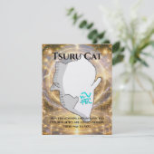 Omamori Card #006 – Tsuru Cat | Connection • Oppor カード (スタンド正面)
