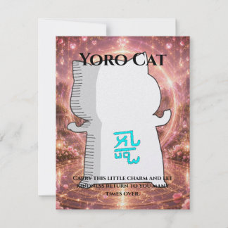 Omamori Card #008 – Yoro Cat | Love • Happiness カード