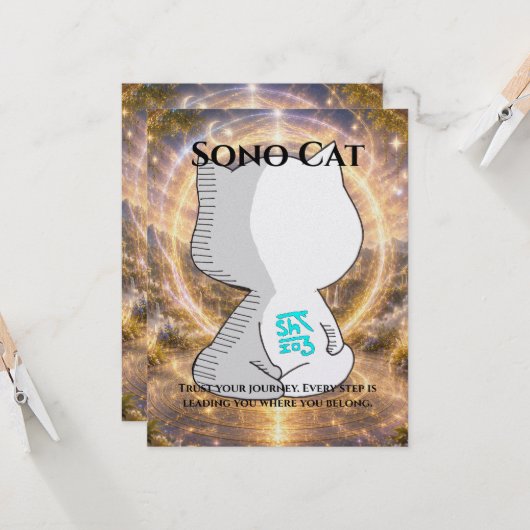 Omamori Card #009 – Sono Cat | Purpose • Path カード (正面/裏面インサイチュ)