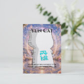Omamori Card #010 – Yun Cat | Expression • Creativ カード (スタンド正面)