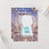 Omamori Card #010 – Yun Cat | Expression • Creativ カード (正面/裏面インサイチュ)