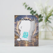 Omamori Card #011 – Nawa Cat | Guidance • Clarity カード (スタンド正面)