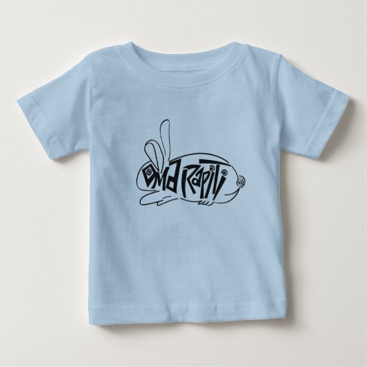 OmaRapiti -操業ウサギ ベビーTシャツ (正面)