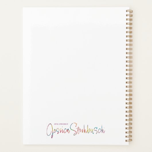 Oma's Flowers planner プランナー手帳 (裏面)