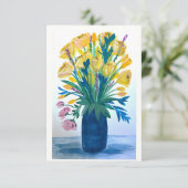 Oma's Flowers thank you / note cards サンキューカード (スタンド正面)