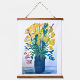 Oma's Flowers wall hanging 吊り下げ型タペストリー