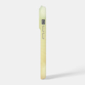 Ombre Cross Scripture Personalized iPhoneケース (左側面)