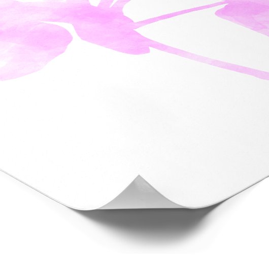 Ombré d’orchidée  ポスター (角)