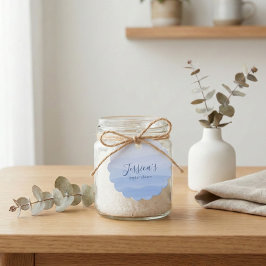 Ombre Gradient Dip Dye Blue Bridal Shower フェイバータグ