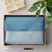 Ombre Gradient Dip Dye Ocean Blue   薄葉紙 (ギフト)