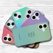 Ombre Grey Personalize Quote & Name Iphone Case 15ケース