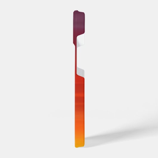Ombre Sunset Abstract Art Phone Case iPhone 14 iPhoneケース (左側面)