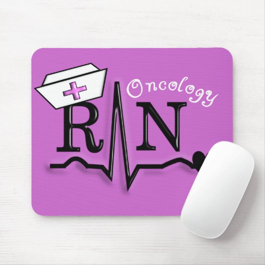 OmcologyのナースRNのギフトQRSのデザイン マウスパッド (マウス)