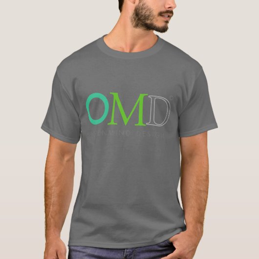 OMDの先入観のない考慮のデザイン Tシャツ (正面)