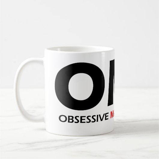 OMD – 強迫性マカオ病 コーヒーマグカップ (左)