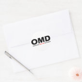 OMD – 強迫性マカオ病 ラウンドシール (封筒)