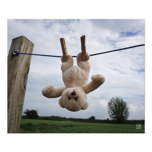 Omdenken naar positief en humor. フォトプリント            (正面)