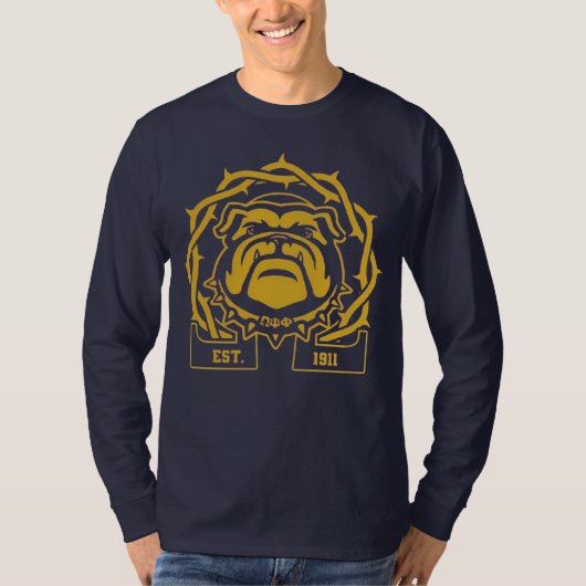 Omega Psi Phi Omegawood 1911 Tシャツ (正面)