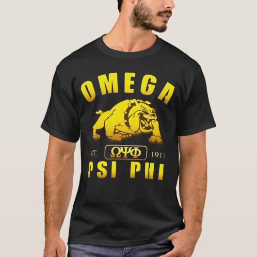 Omega Psi Phi Omegawood 1911 Tシャツ (正面)