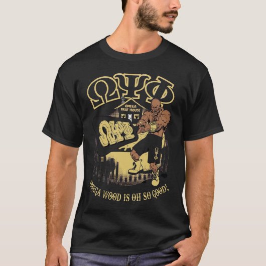 Omega Psi Phi Omegawood  Tシャツ (正面)