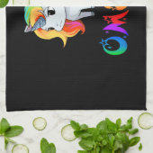 Omega Unicorn キッチンタオル (折り畳み)