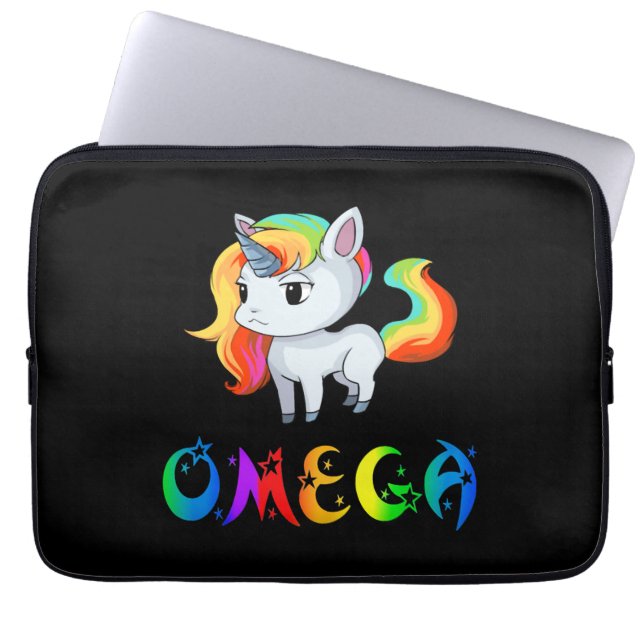 Omega Unicorn ラップトップスリーブ (正面)