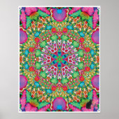 Omenキネティックコラージュ万華鏡のように千変万化するパターンポスター ポスター (正面)
